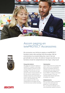 Ascom paging en telePROTECT 
Accessoires sheet