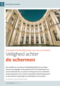 Innovatief brandmeldsysteem voor een oud theater