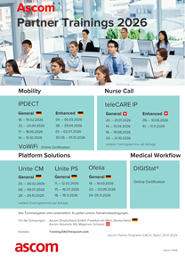 Ascom Partner Trainings 2026