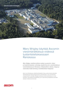 Mars Wrigley käyttää 
Ascomin viestintäratkaisua