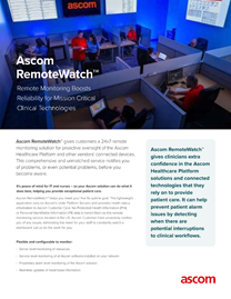 Ascom RemoteWatch™ Brochure